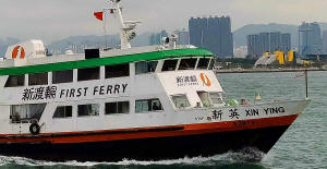 Slow ferry to Lantau Island from Central